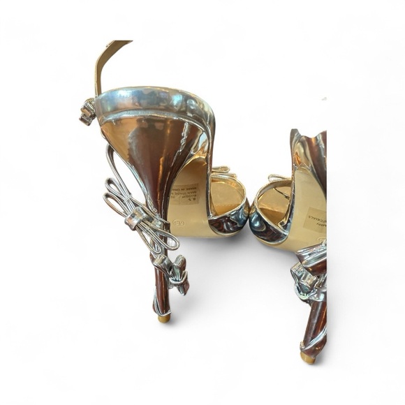 Lemonade Metallic Bow Strap Heels – Size 8.5 - Picture 6 of 14